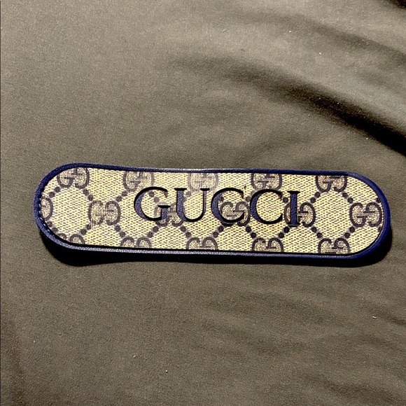 Gucci Accessories - Upcycled Gucci Beige and Navy Monogram Pencil Holder